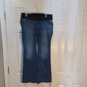 Old Navy Maternity Flare Jeans SHORT 4
